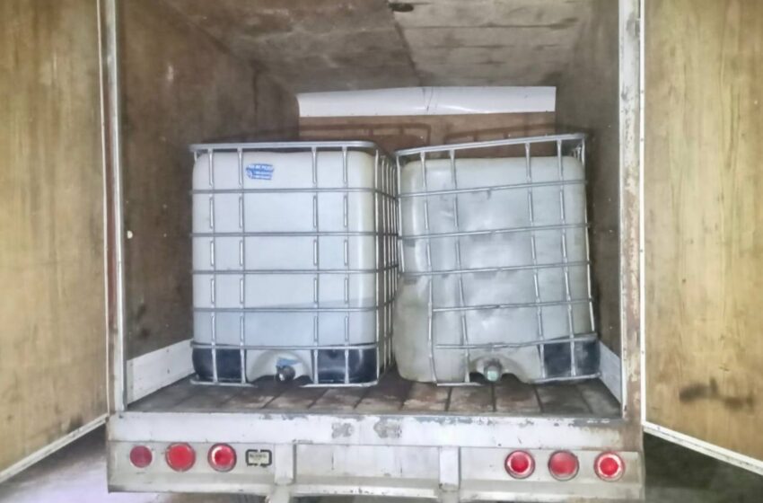  SSPH aseguró más de 3 mil litros de hidrocarburo en San Agustín Tlaxiaca