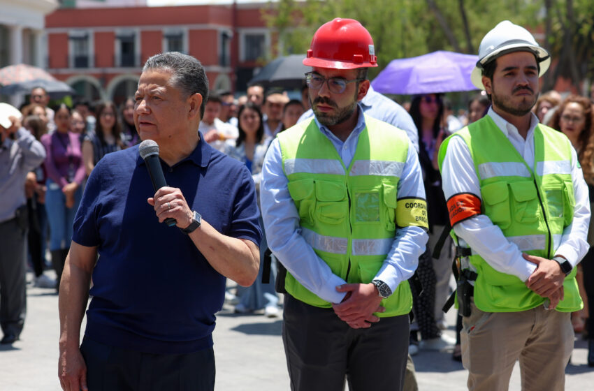  Hidalgo se suma con éxito al Primer Simulacro Nacional 2025