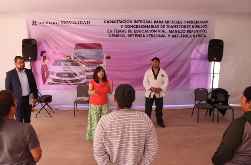  Mujeres operadoras y concesionarias de transporte público reciben capacitación integral con perspectiva de género