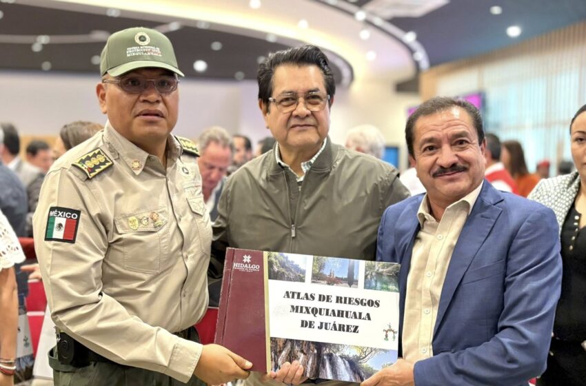  Mixquiahuala recibe su «Atlas de Riesgos»