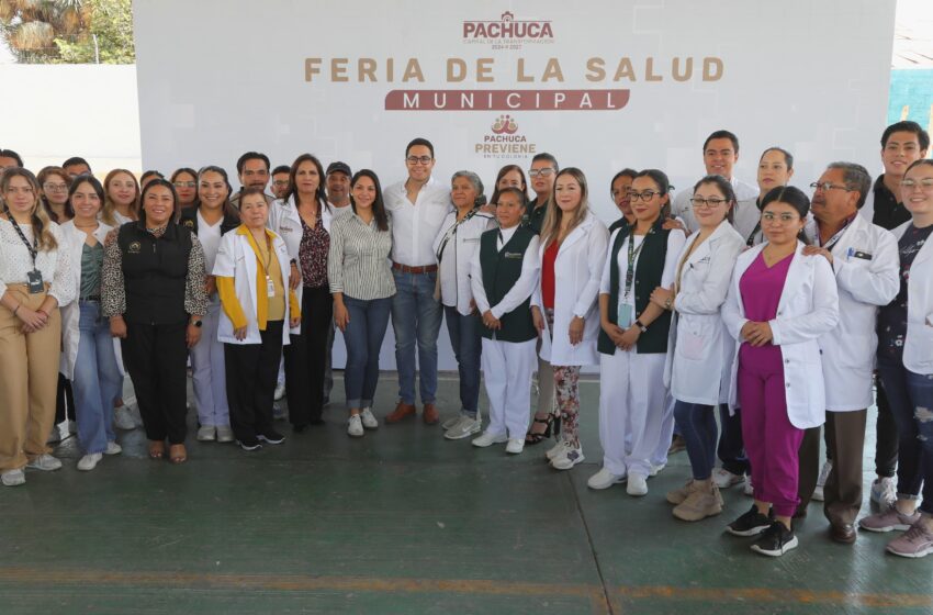  Inician jornadas de la Feria de la Salud Municipal en Pachuca
