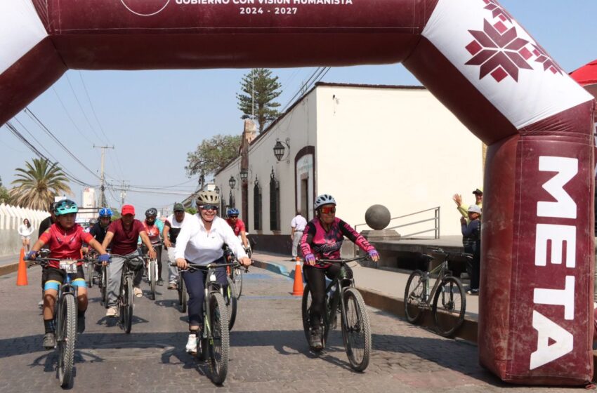  Imelda Cuéllar Cano encabeza la 3ª Rodada Familiar; se reconoce a jóvenes promesas del ciclismo rumbo a competencia internacional.