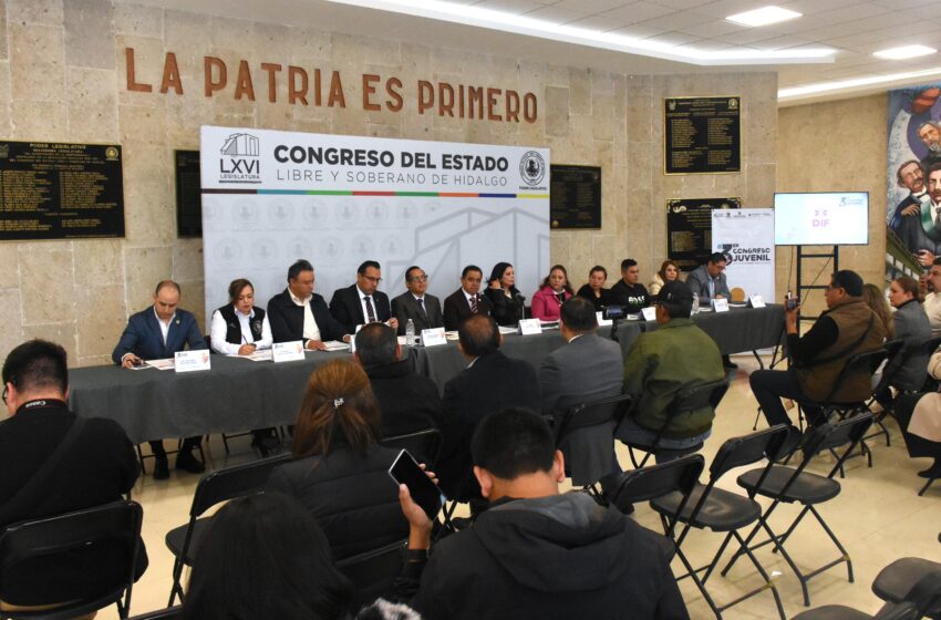  Poder Legislativo invita a jóvenes a participar en tercer Congreso Juvenil Hidalgo 2025