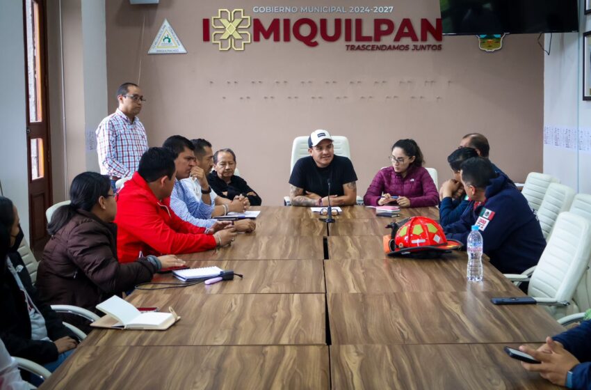  Instalan sesión extraordinaria del Consejo Municipal de Protección Civil en Ixmiquilpan