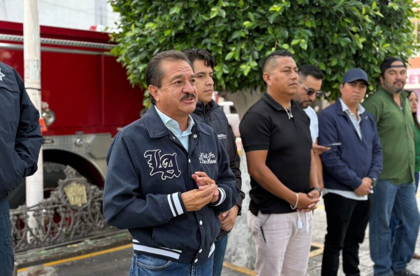  Entrega de equipos y dotación a Bomberos de Mixquiahuala para atención de emergencias