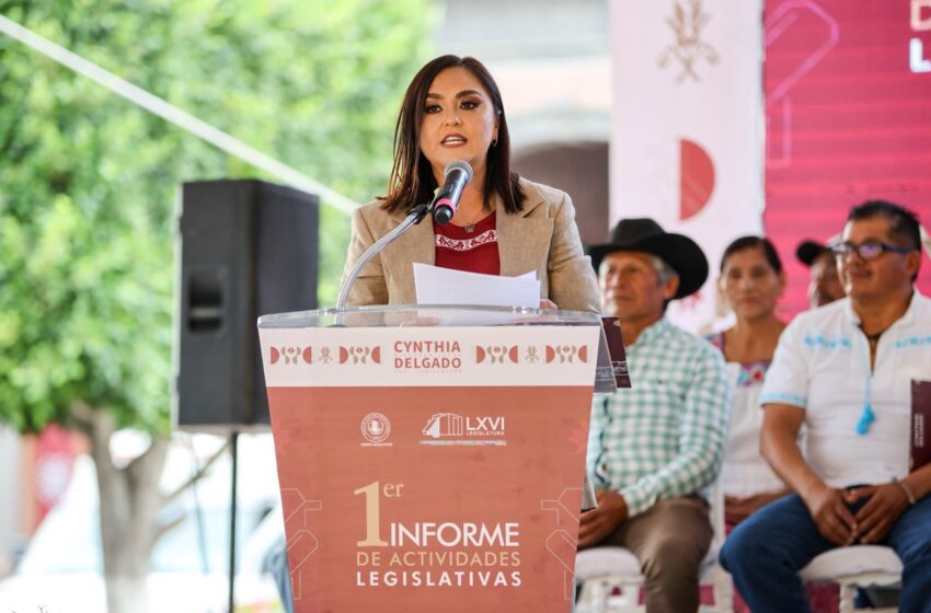  Diputada Cynthia Delgado, cumple con el Pueblo Hñahñu del Valle del Mezquital