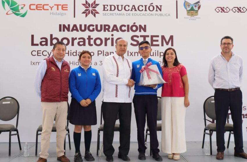  Inaugura el Secretario de Educación Natividad Castrejón, una nueva etapa en CECyTEH