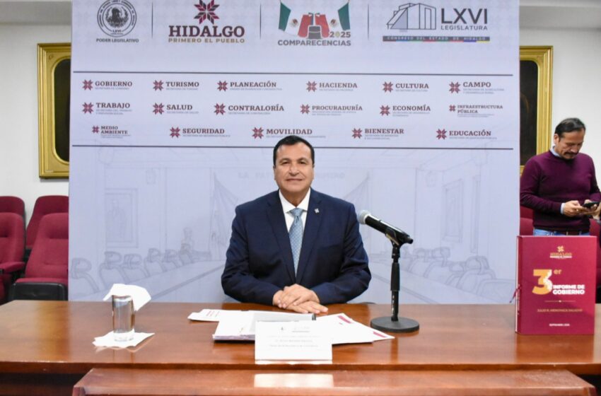  Secretario de la Contraloría comparece ante el Congreso y destaca combate a la corrupción